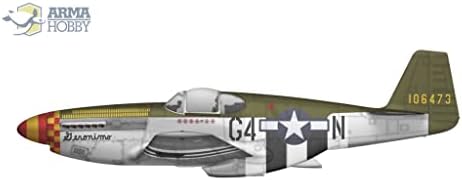 Arma Hobby 1/72 razmjera P - 51b Mustang - komplet aviona za izgradnju plastičnih modela , Artikal 70041