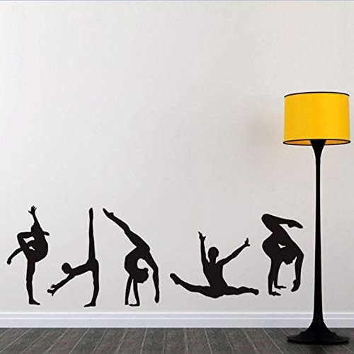 Maydahui Dancer zidna naljepnica plesna dekoracija teretane (Set od 5 komada)Sportska umjetnička