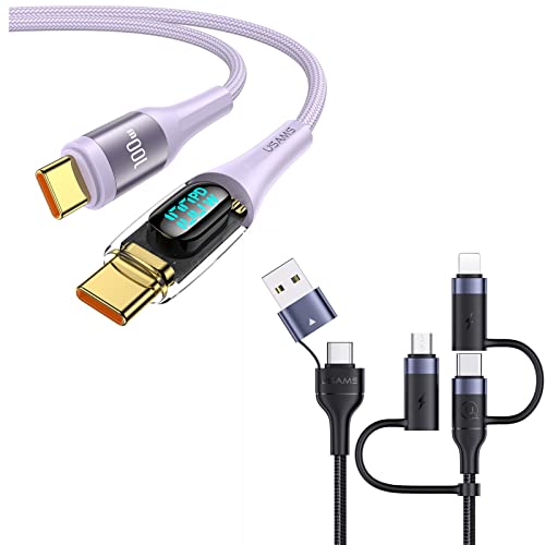 Yousams PD 60W USB C višestruki kabel za punjenje + 100W USB C do USB C kabla