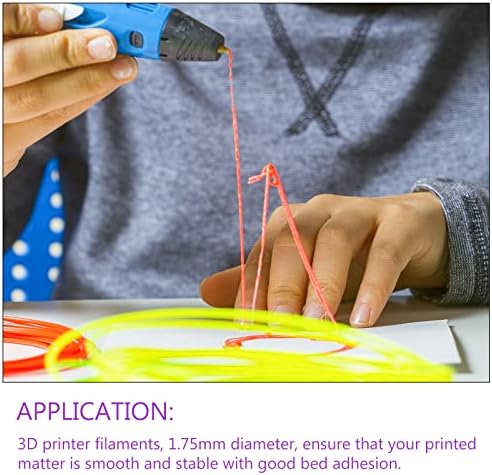 Dmiotech 1,75mm Filament 16.4ft 3D olovke Resilice, 20 boja ukupno 328ft ploča za 3D za 3D štampanje olovke