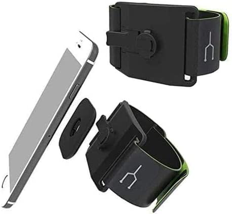 Navitech Black Mobile Mobitel Vodootporni kaiš za kaiš za trčanje - kompatibilan sa Withpo Pronađi X3 Lite