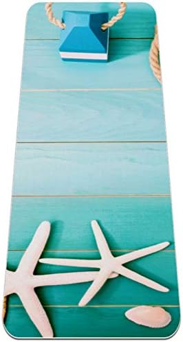 Siebzeh plaža Summer Premium Thick Yoga Mat Eco Friendly Rubber Health & amp; fitnes Non Slip Mat za sve vrste vježbe joge i pilatesa