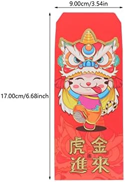 Cabilock Crvene torbice 2022 kineska Nova Godina crvene koverte 12kom godina Hong Bao dobre koverte za sretni