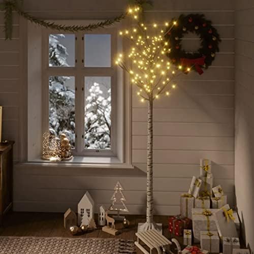 Vidaxl božićno drvce 200 LED 5,9 'Topla bijela vrba na otvorenom