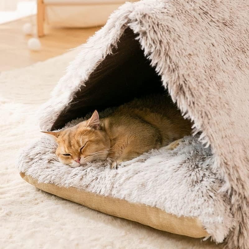 SLATIOM Zadebljano mačje gnijezdo zatvoreno Četiri godišnja doba univerzalno gnijezdo za kućne ljubimce Mačke