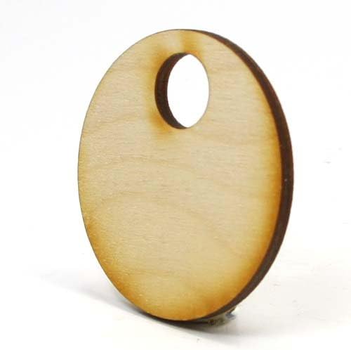 Mylittlewoodshop-Pkg izreza od 6 krugova-2 inča u prečniku sa 1/2 inča off-Set rupom i 1/8 inča debelim