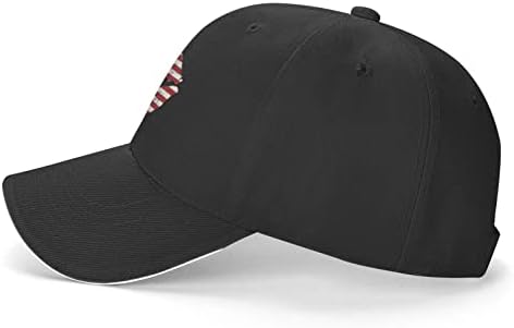 Uwnxpiw bejzbol kapa šešica Unisex Podesivi opušteni kapu za muške žene za žene na otvorenom za Valentinovo