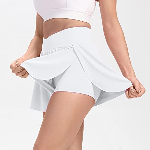 Tvrtke kratke hlače za ženske teretane joga atletski trening trčanje spandex lounge comfy znoj križne suknje ljetna odjeća