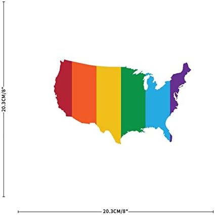 Ponos US Car naljepnice Naljepnice Gay Pride Decal LGBT Rainbow Jednakost Lezbijske naljepnice
