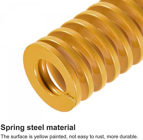 UXCell 3D pisač dim proljeće, 27mm od 90mm dugi spiralni žigosanje lakim lakim kompresijskim plijesnim plijesnim