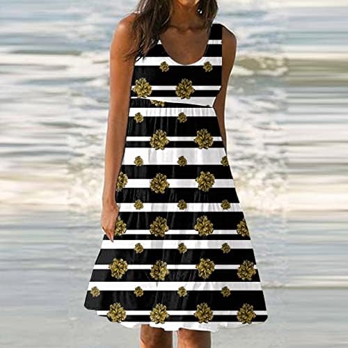 FQZWONG haljine za žene 2023. ljetno elegantno plaža odmora line sunce haljine modni seksi klub izlaze na vanjsko