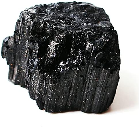 Binnanfang AC216 1pc Natural Black Tourmaline Quarzt Crystal Grubi kamen sirovi dragi mineralni