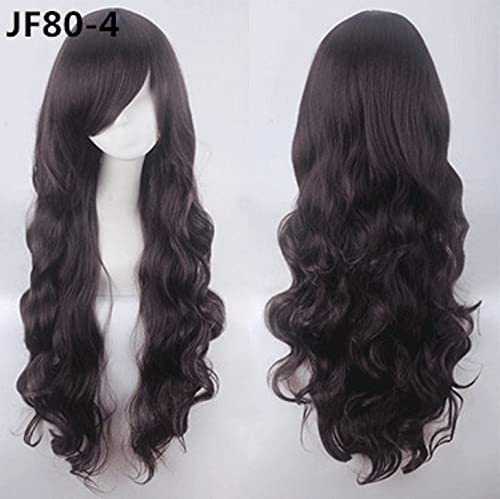 Perika za cospay periku 80cm duga kovrčava kosa univerzalni stil debelo uvijanje lica za kosu boja: JF80-1