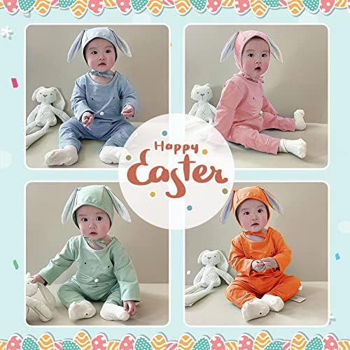 XiFamniy Uskrsni odjeća za djecu za djecu Dječaci Bunny Joper BodySuit kombinezon dojenčad novorođenčad s zečjem
