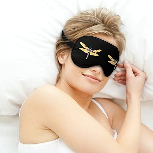 Slatka maska ​​za spavanje Zmajnfly Trajna veza za mekana maska ​​za meke za oči Podesive remene za muškarce