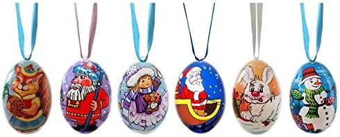 Santa, snjegović, zeko, vjeverica i djevojka drveni Božić ukrasi 3 inča