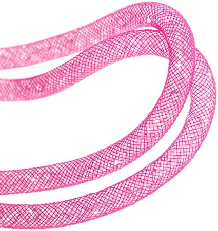 Moda 12 Glitter Pink Crystal vrat Lanyard, ekskluzivni Bling ID Ime Badge Holder,Rhinestone Work Badge kolut klip za žene