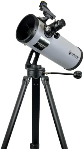 ExploraPro 114AZ teleskop - 114mm otvor blende 500mm Teleskop žarišta - ručni Alt-AZ teleskop sa usporenim upravljanjem pokreta na obje osi - bonus adapter za pametne telefone i daljinski zatvarač