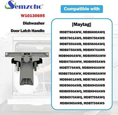 Ručica za pranje suđa FOAD za Maytag Mirn Series 300 Ručka rublja MDB7600AWB, MDB6600AWW, MDB5600AWB, MDB8600AWB,
