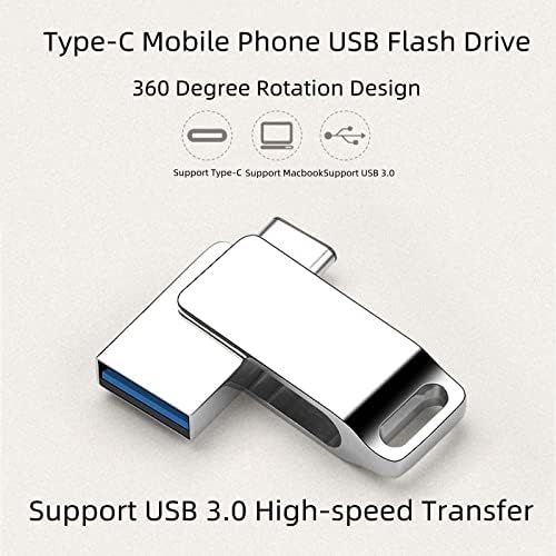 Tip C USB Flash Drive 32GB Flash Drive Metal Thumb Drive 32 GB USB 3.0 Memory Stick 32G USB Flash