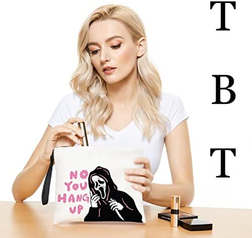 Tbt horor film Lover poklon Scream torba za šminkanje lica sa patentnim zatvaračem Scream kozmetička torba Ghostface