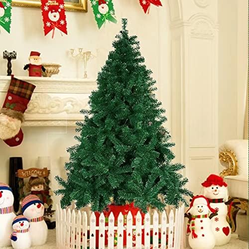 Umjetno puno božićno drvce, odmor Xmas smreke sa sklopivom bazom, metalne grane vezane grančice, jednostavna