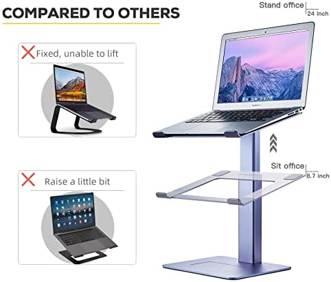 Podesivo postolje za Laptop za radni sto, Dj postolje za Laptop Podesiva visina, postolje za podizanje laptopa