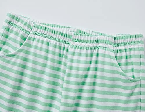 Pidžama za djevojčice veličine 6-16 hlače & amp ;Dugi rukav Jammies Glitter Heart & amp; Stripe Tween/teens
