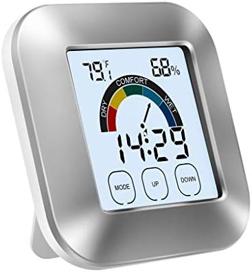 UXZDX Cujux Digitalni vremenski higrometar unutarnji termometar, temperaturni i vlažni prikaz sa komfornim