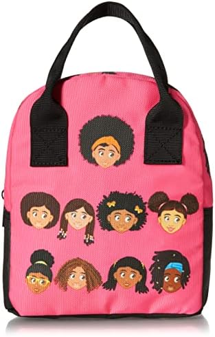 Epska svakodnevna škola, torba za ručak likovi afroameričke djevojke