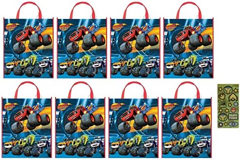 Blaze i čudovište strojevi za zabavu Favorizirajte torbe Tote Goodie torbe uključuju 8 stranke Favority Torbe Tote