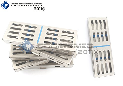 Odontomed2011 Set od 6 Svaki njemački razred Dental Autoklav sterilizaciju kaseta stalak kutija za 5 instrumenata ODM
