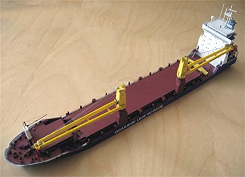 MOOKEENONE 1: 400 skala poljski Gdanjsk teretni brod Model ručno rađeni DIY Model papirni Model