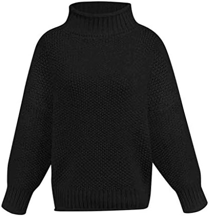 UOFOCO CUTOut pulover na plaži za žene retro zimskog dugih rukava tenis labavo pulover kabela