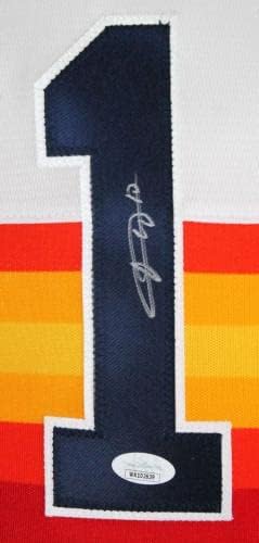 Yuli Gurriel Autographing Houston Astros Rainbow Nike Jersey-Jsa W * srebrna - autogramirani MLB