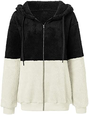 Foviguo Žene kaputi zime, plus veličine Radni ležerne pulover žene dugih rukava zimska ugrađena kapuljača