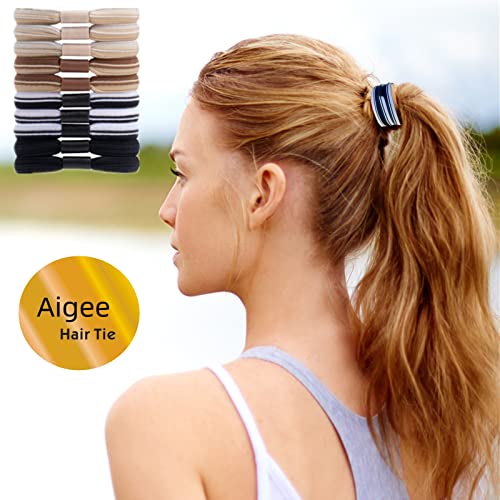 Ženske vezice za kosu, elastične trake za kosu od prirodne gume bez oštećenja, nježni sigurni veliki
