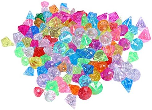 Nuobesty Plastic Diamond Gems Jewels Pirate blago Hunt Forsa Party Favors igračke ukrase ukras za događaj