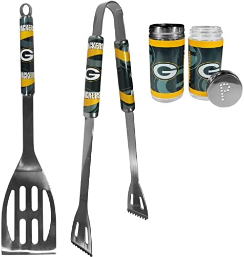 NFL Siskiyou sportski fan Shop Green Bay Packers 2pc BBQ Set sa vratima prtljažnika Sol & amp;