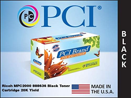 PREMIUM COMPATIBLES INC. PCI brend kompatibilan Toner zamjena za Ricoh 888636 MP-C2000 Crni Toner 20k