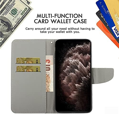 Xyx torbica za novčanik za iPhone 13 Mini, cvijeće cvjetni uzorak PU kožna futrola za telefon