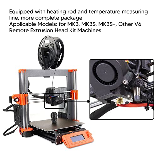 3D štampač ekstruder hostend komplet, 3D pisač hotelskih dijelova pune metalne cijevi Dobra toplotna provodljivost za ekstruzijske glavne komplete