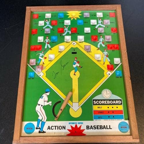 Tom Seaver Hof 1992 311 pobjeđuje potpisana originalna akcija bejzbol igre 1960. JSA COA - autogramirani bejzbol