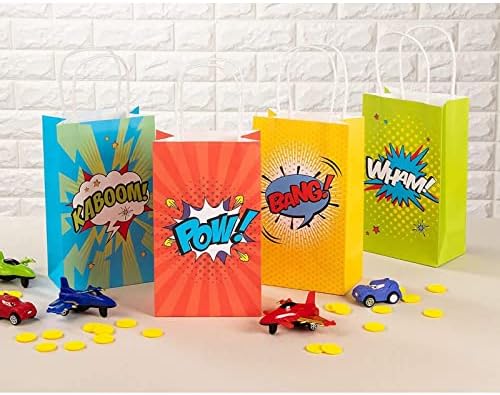 Juvale Comic Book heroj Party Favor poklon torbe za djecu rođendan