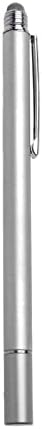 Boxwave Stylus olovkom Kompatibilan je s pionir FH-X830BH - Dualtip Capacitiv Stylus, vrhova vlakana Tip sa vrhom kapacitivne olovke za pionir FH-X830BH - Metalno srebro