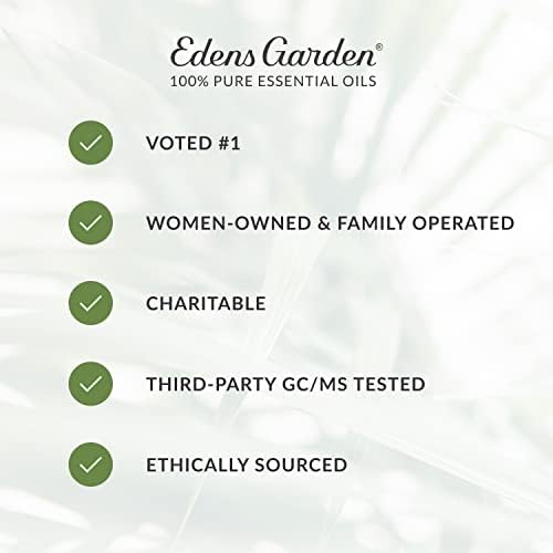 Edens Garden Top Essential ulje Blands Blands 18 set, čista aromaterapija uzorkorkom - set od 18