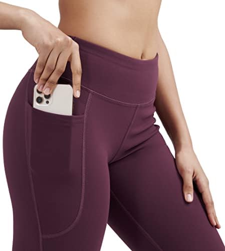 Heathyoga ženski kapris bootcut joga hlače sa džepovima za žene kapri hlače za žene široke noge Workout gaće
