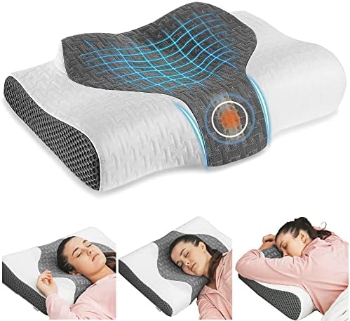 Elviros cervikalni memorijski jastuk za pjenu, konturološki jastuci za vrat, podesivi ergonomski jastuk za