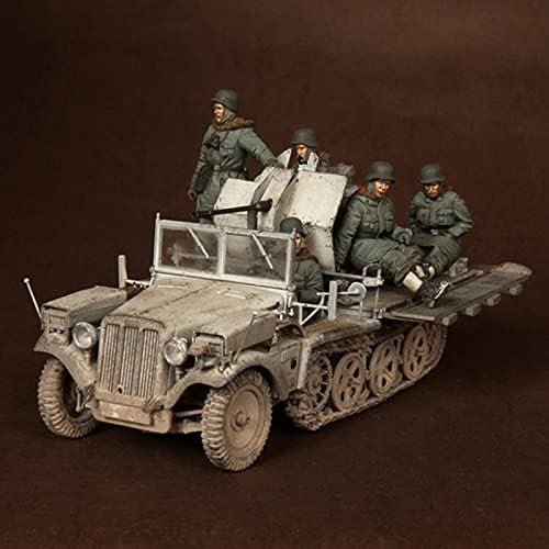 Goodmoel 1/35 Drugog svjetskog rata njemački tenkovski vojnik smola figura / Nesastavljeni i neobojeni minijaturni komplet vojnika / HC-3073