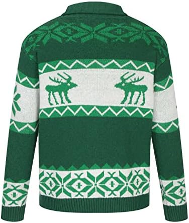 Muški džemperi Jakne Ugly Božićni džemper Dugme Zatvaranje Klintno kardigan postolje na dugih rukava Klintwer